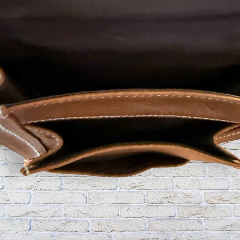 BOC Brown Faux Leather Crossbody Bag